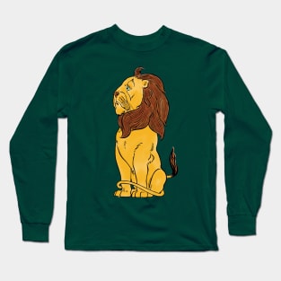 Vintage Lion from the Wizard of Oz Long Sleeve T-Shirt